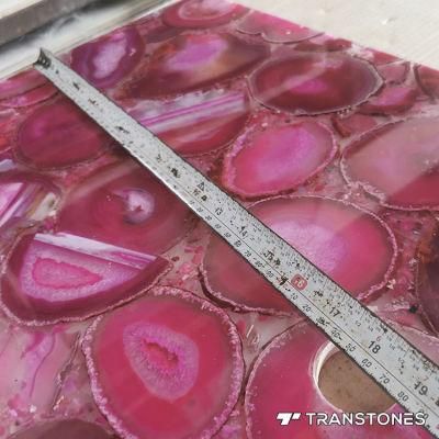 Wholesale Semi-Precious Stone Polished Agate Tile Agate Coaster for Agate Kitchen Island