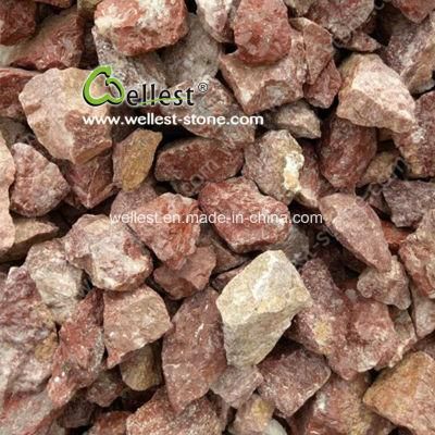 Natural Crushed &amp; Gravel Stone for Landscape and Road with Different Colors