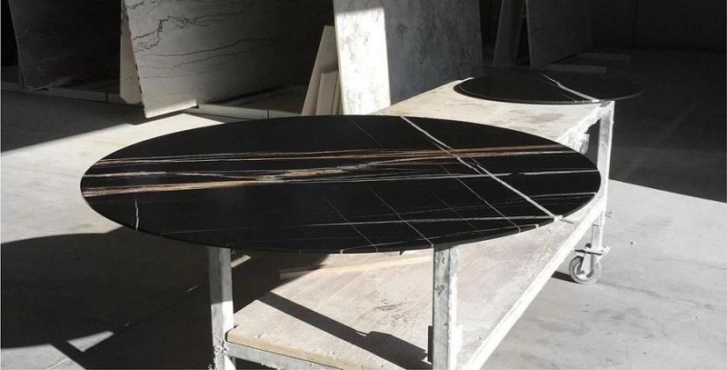 Sahara Noir Marble Slab for Floor/Wall/Countertop/Table Top