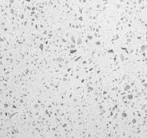 Kf-020 Snow White Galaxy Agglomerate Quartz Stone