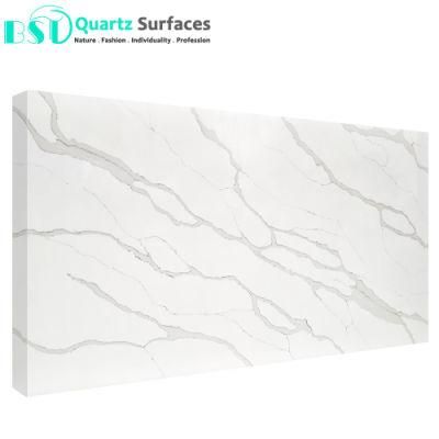 ISO SGS Certificated White Prefab Quartz Bath Vanity Tops