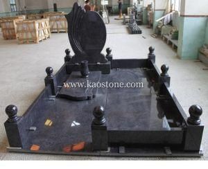 China Black Granite Tombstone Haobo Stone Wholesale Cheap Price Headstone