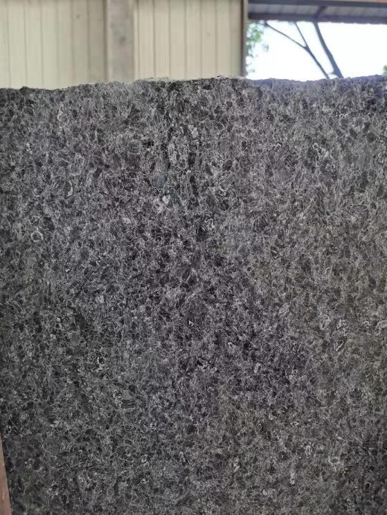 Ice Dark Blue Natural Grey Blue Granite Half Slabs Tiles