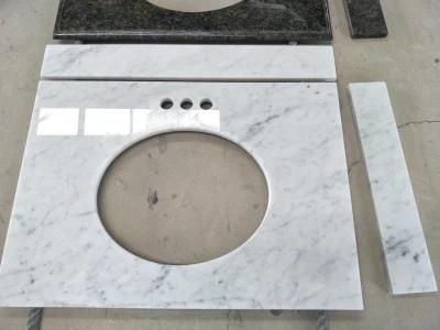 Bathroom Marble Countertop Prefab Bianco Carrara Vanity Top
