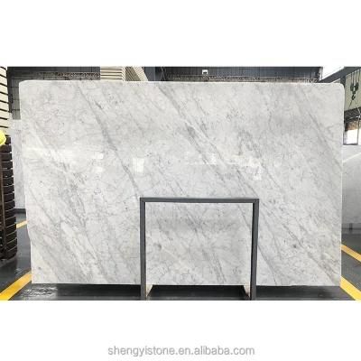 Quarry Outlet Marble Slabs Bianco Carara Wildly Grain Marble Stone Polishing Finished Slabs Marble White Carrara