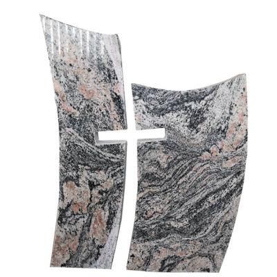 Granite Stone Unique Cross Upright Headstones for Graves for Cemetery Memorials