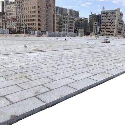 Quarry Outlet Matt Flamed Bush-Hammered Surface Granite Outdoor Floor Grey Black and White Granite