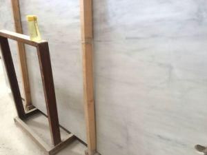 Kalva White Marble Slab for Countertops and Building Materials