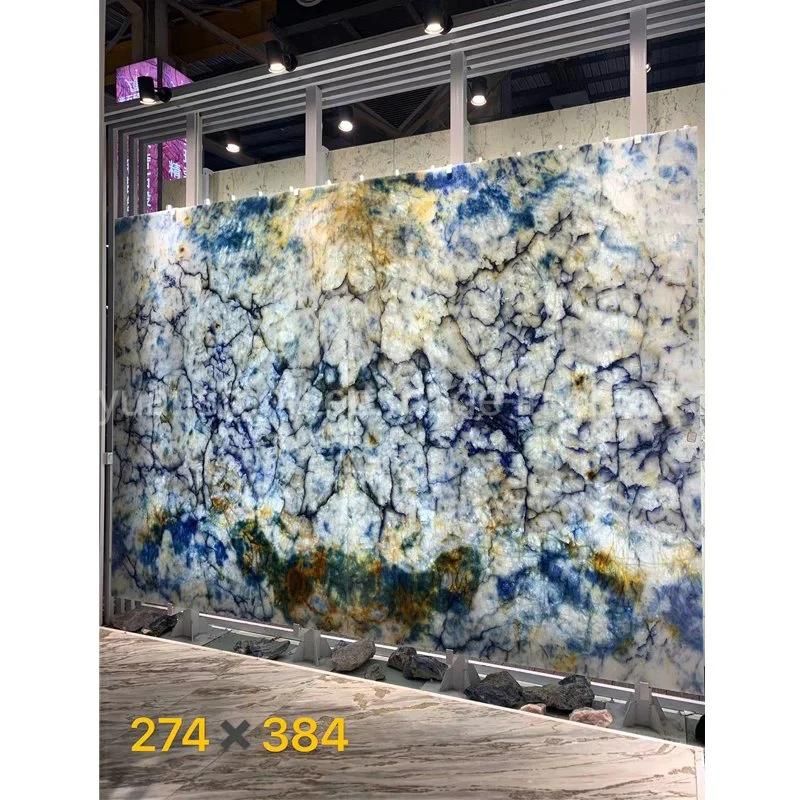 Brazilian Imported Natural Stone Green Marble Slab