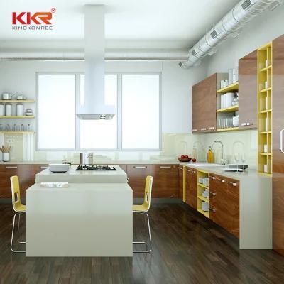 Customized Size and Design, Color Kitchen Countertops Artificial Stone Corian Solid Surface Countertops