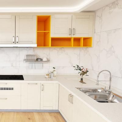 Customize White Stone Polishing Quartz Drawers Top Artificial Marble Kitchen Cabinets Kitchen Sink Kitchen Countertops