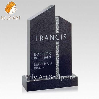 Custom Hand Carved Natural Stone Granite Headstone