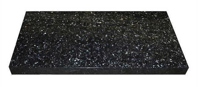 Canadian Style Blue Pearl Granite Flush Headstone for Grave