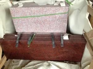 South African Red Granite Countertop / High Quality Kitchen Tops