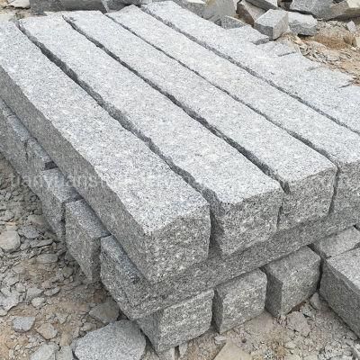 Grey Chinese Natural Granite Pavers Kerb Road Stone Curbstone Kerbstone