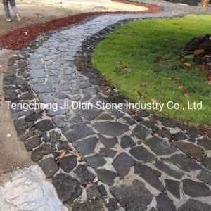 Non Slip Volcanic Stone Patio Paver Random Crazy Paving Stone