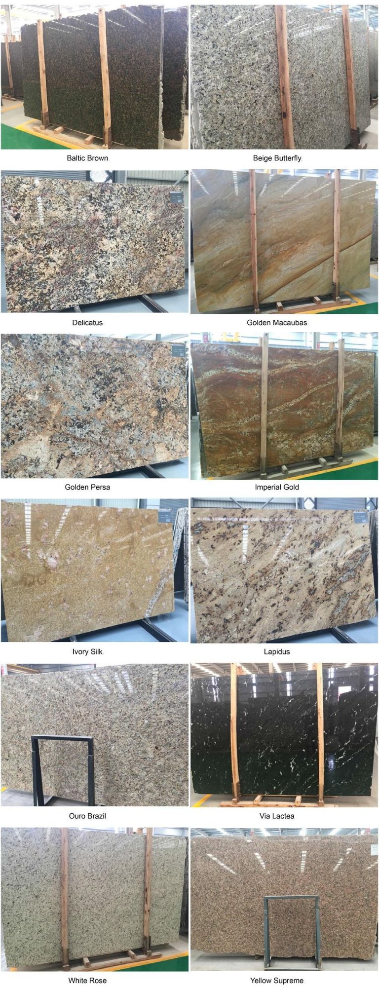 Natural Brown Stone Slab Kitchen Countertop Granite Top/Worktop/Vanity/Table/Top Granite