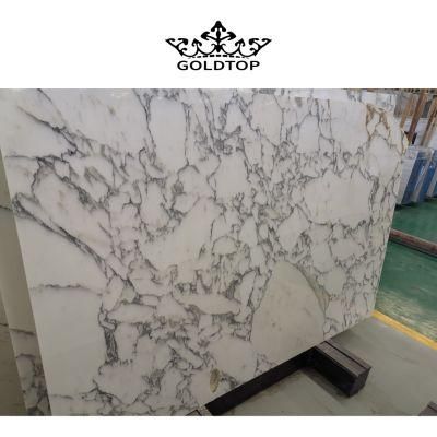 White and Grey Vein Natural Stone Kitchen/Bathroom Countertop Wall/Floor Tiles Arabescate White Marble for Home