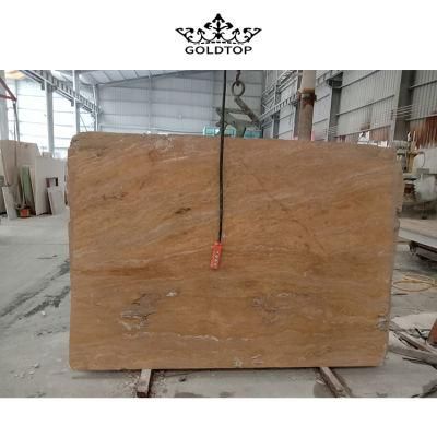 Good Quality Polished Natural Stone Slabs Golden Yellow/Beige Marble for Floor Wall Tiles Countertops