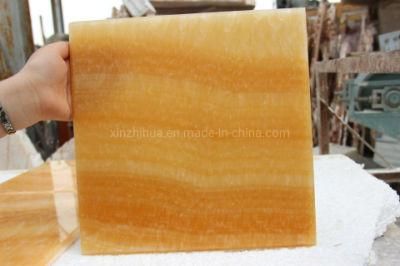 China Natural Yellow Honey Onyx Backlit Glass Flooring Tiles/Slabs/Wall Background