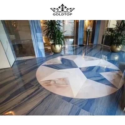 Natural Luxury Stone Azul Blue Marble for Hotel/Villa Flooring Countertops