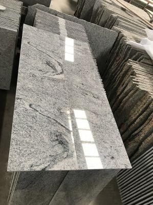 White Creek Juparana Grey/Stone Granite Gangsaw Slabs Cut-to-Size Prefab/Countertops/Bartops Tiles