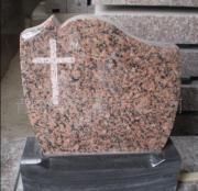 Pink Granite Headstone Tombstone Monument Factory Sell