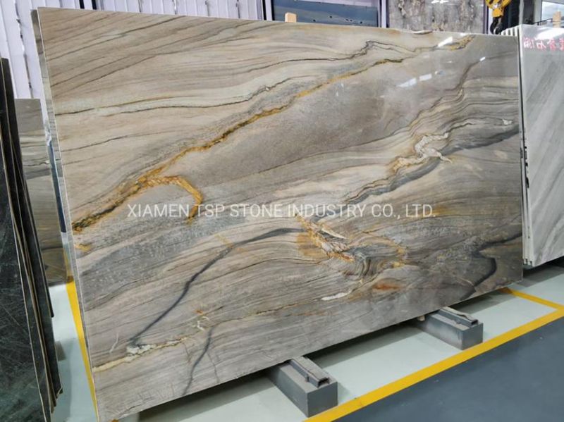 Cocadablu White Quartzite Slabs, Cocada Blue Quartzite Stone Slab