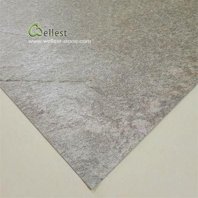 Natural Rose Gold Flexible and Ultra Thin Stone Veneer Wall Panel for Background Wall