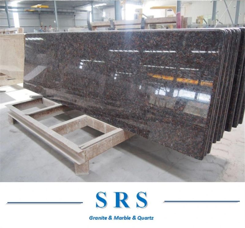 Nutural Polished Tan Brown Granite Kitchentop for Kitchen Bathroom Bench Top House Hotel