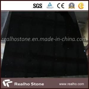 Black Artificial Quartz Stone/Engineered Stone for Countertop Slab
