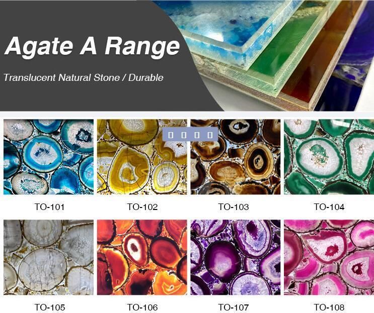Luxury Indoor Full Body Polished Green Agate Slab Wholesale Wall Floor Tiles for Bar