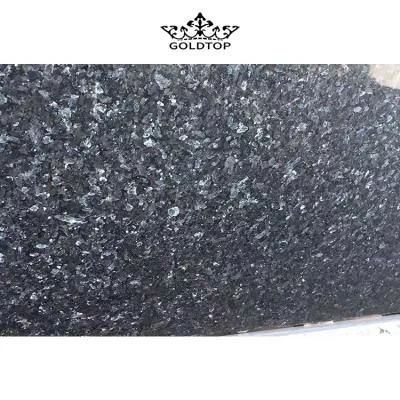 Natural Stone Polished Indoor Decoration Blue Pearl Slab Blue Granite Floor Tiles