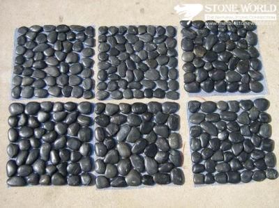 Natural Polished Pebble with Wax for Fish Tank, Massage