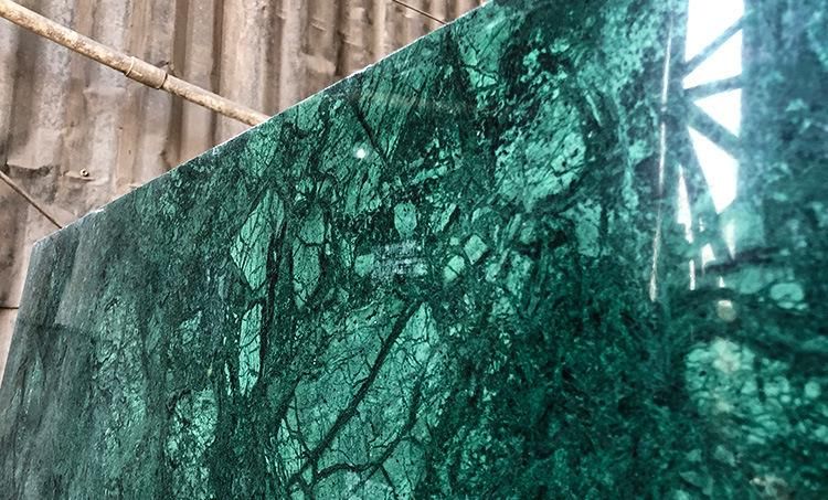 Grey/White/Black/Red/Brown/Green/Golden/Yellow Popular Chinese Dark Green Marble for Wall/Floor/Countertop Slab Panels for Home/Hotel Decoration