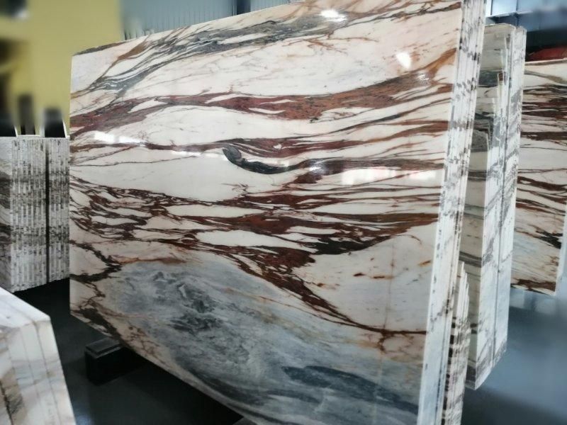 Calacatta Brown Marble Stone for Slabs/Home Decoration/Wall Tiles/Flooring/Bathroom/Floor File/Countertop/Table Top