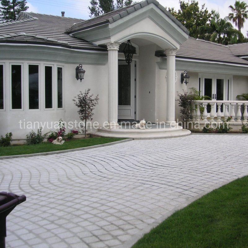 Rough Finish Granite Cobble Setts for Driveways and Paths