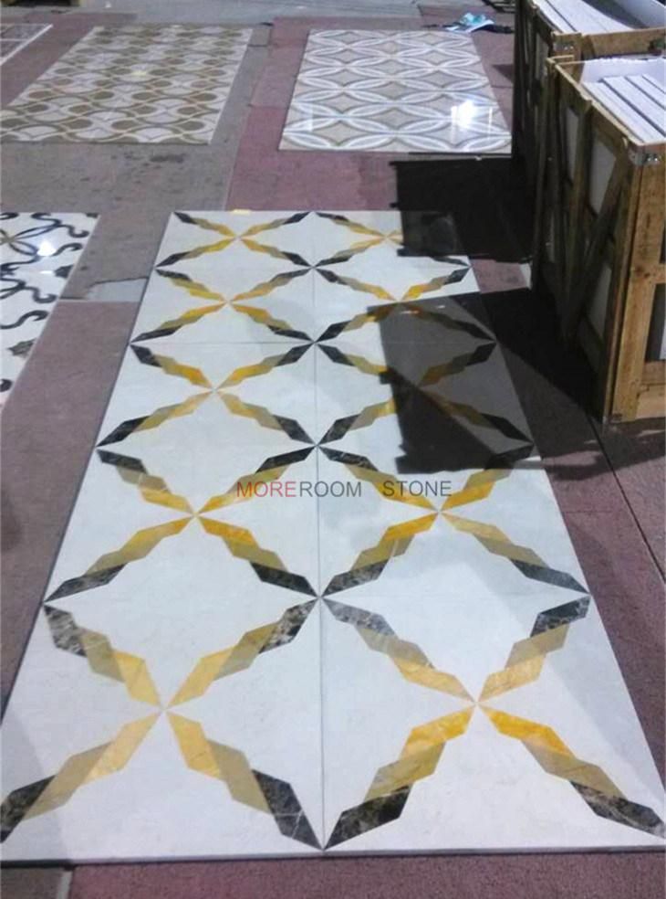 Cheap Price High Quality Water Jet Marble Tile for Floor