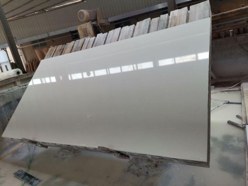 Cream/White/Grey/Black/Brown/Veins Artificial Stone Engineered Marble Slabs for Kitchen Countertops/Worktops