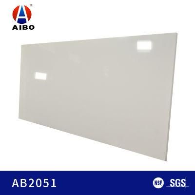 China Suppliers White Grain Artificial Quartz Stone Prices Slabs for Worktops