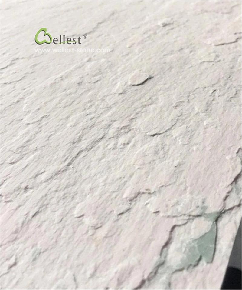 Natural Slate Elegant Star White Flexible and Ultra Thin Stone Veneer Wall Stone Panel