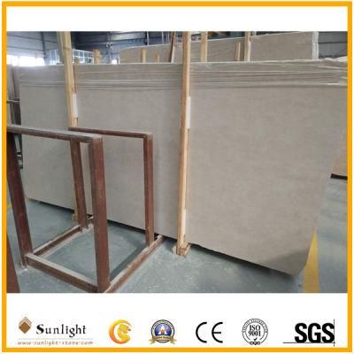 Natural Light Beige Limestone Slabs for Wall Cladding and Flooring Tiles