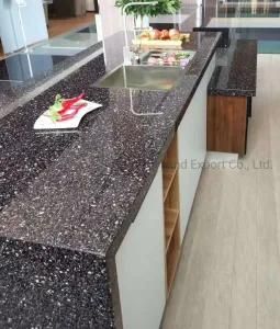 Chinese Popular White Black Red Artificial Marble Solid Surface Countertop Vanity Top and Floor Wall Tile