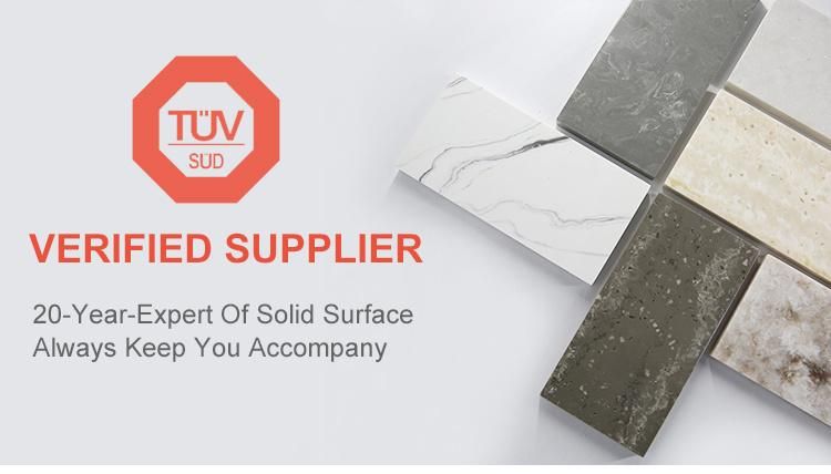 Artificial Stone Black Translucent Acrylic Solid Surface Sheet Products
