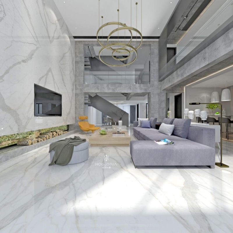 White Natural Italian Marble Calaeatta Table Countertop /Tile /Slab /Wall/ Background/ Flooring