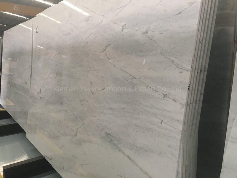 Snow White Marble Stone for Slabs/Countertop/Flooring/Floor Tile/Wall Tiles/Home Decoration