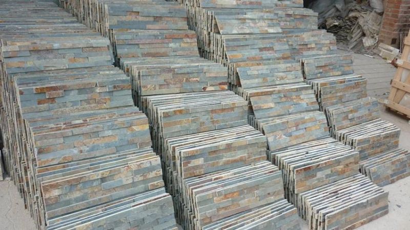 Natural Stone Cheap Rusty Slate Tiles for Flooring