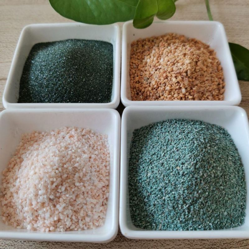 Factory Supply High Quality Sea Blue Color Sand Gem Blue Color Sand Coloured Sand