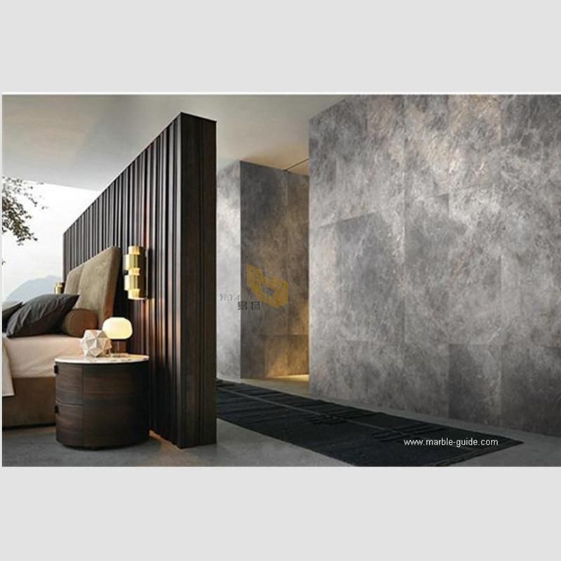 Natural Polished Fior Di Bosco Gray Marble Tile for Kitchen Countertop/Bathroom/Wall/Flooring