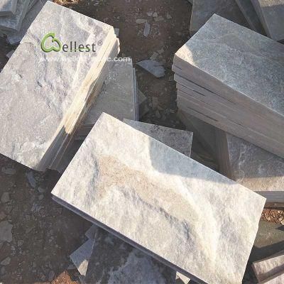 White Beige Quartzite Mushroom for Retaining Wall